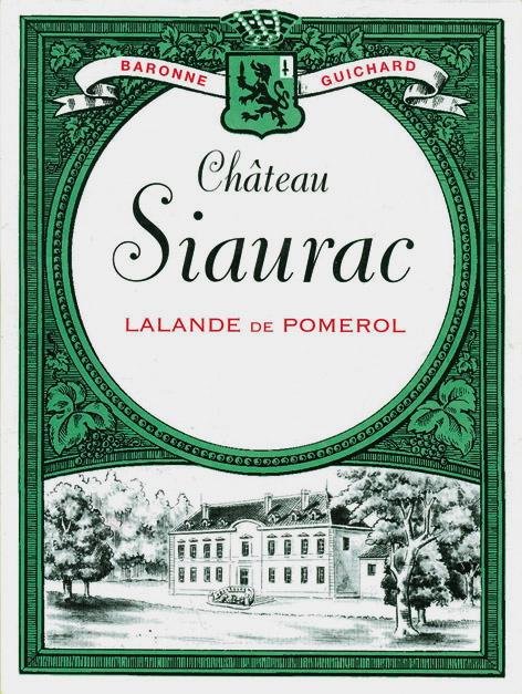 Chateau Siaurac label
