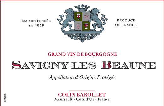 Colin Barollet - Savigny-Les-Beaune label
