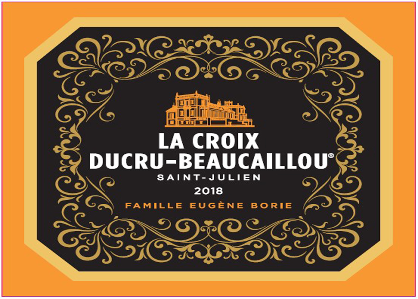 La Croix Ducru-Beaucaillou label