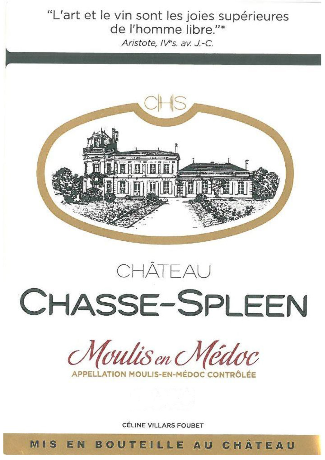 Chateau Chasse-Spleen label