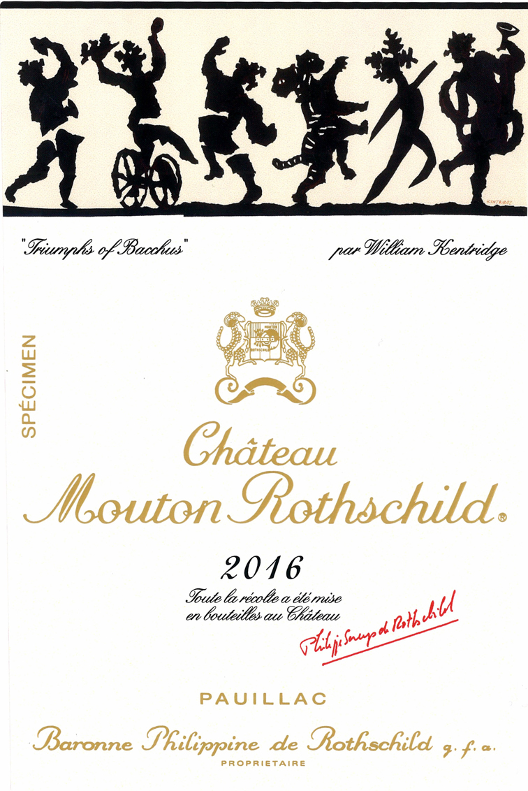 Chateau Mouton Rothschild label
