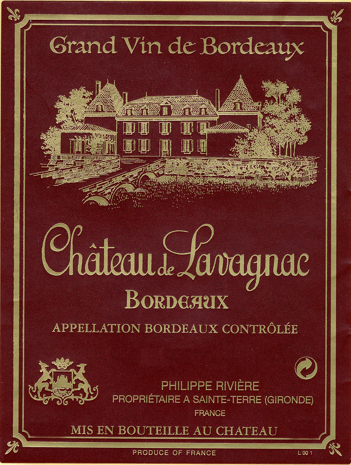 Chateau de Lavagnac label