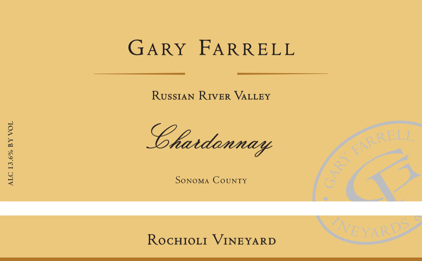Gary Farrell Chardonnay - Rochioli RRV label