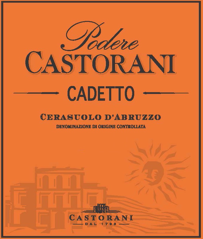 Podere Castorani - Rosato d'Abruzzo label