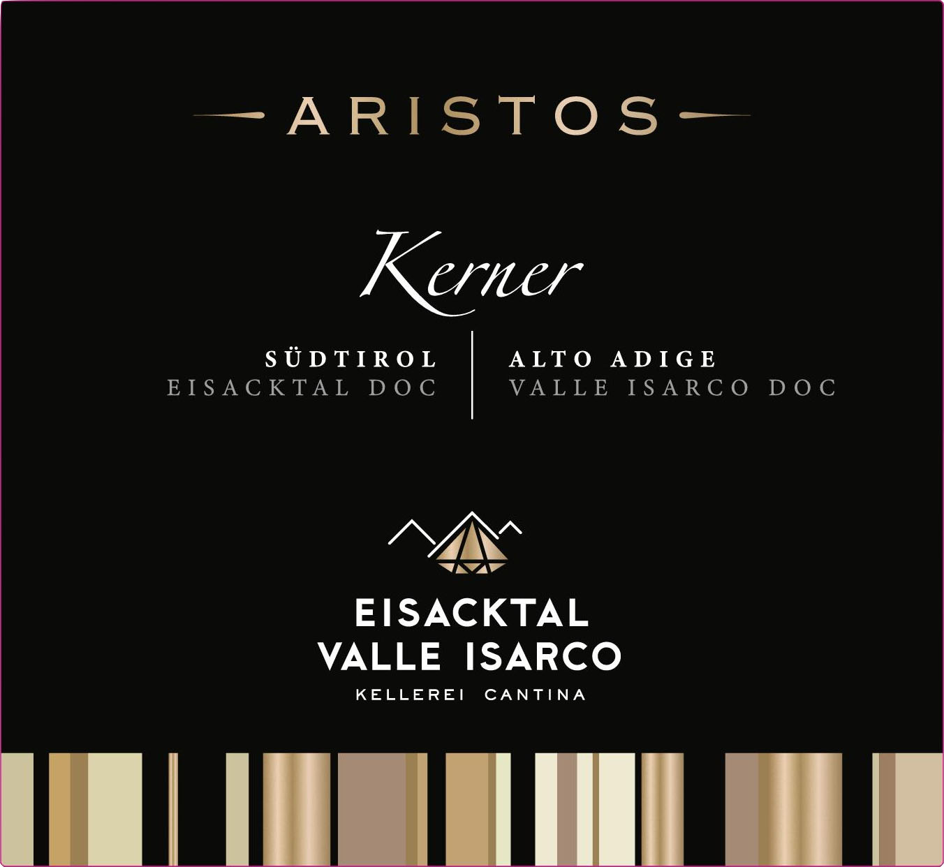 Aristos - Kerner - Eisacktal Valle Isarco label