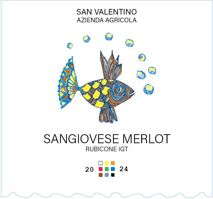 San Valentino Azienda Agricola - Sangiovese Merlot Rubicone IGT label