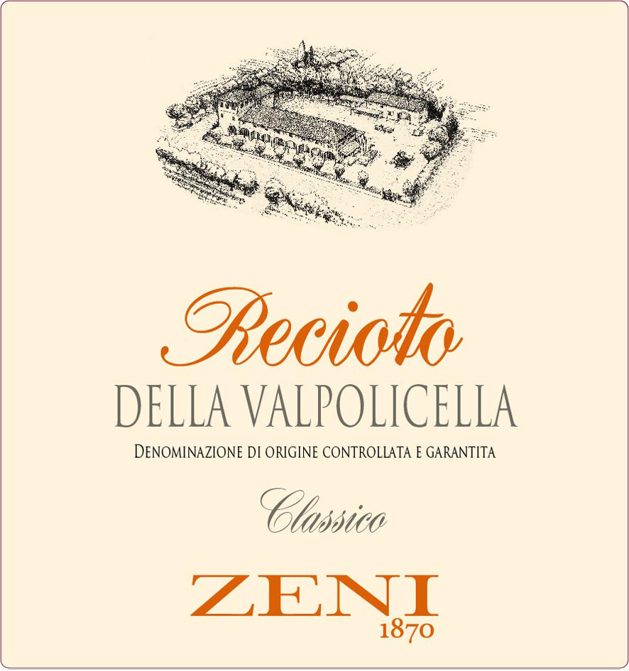 Zeni - Recioto della Valpolicella DOCG label