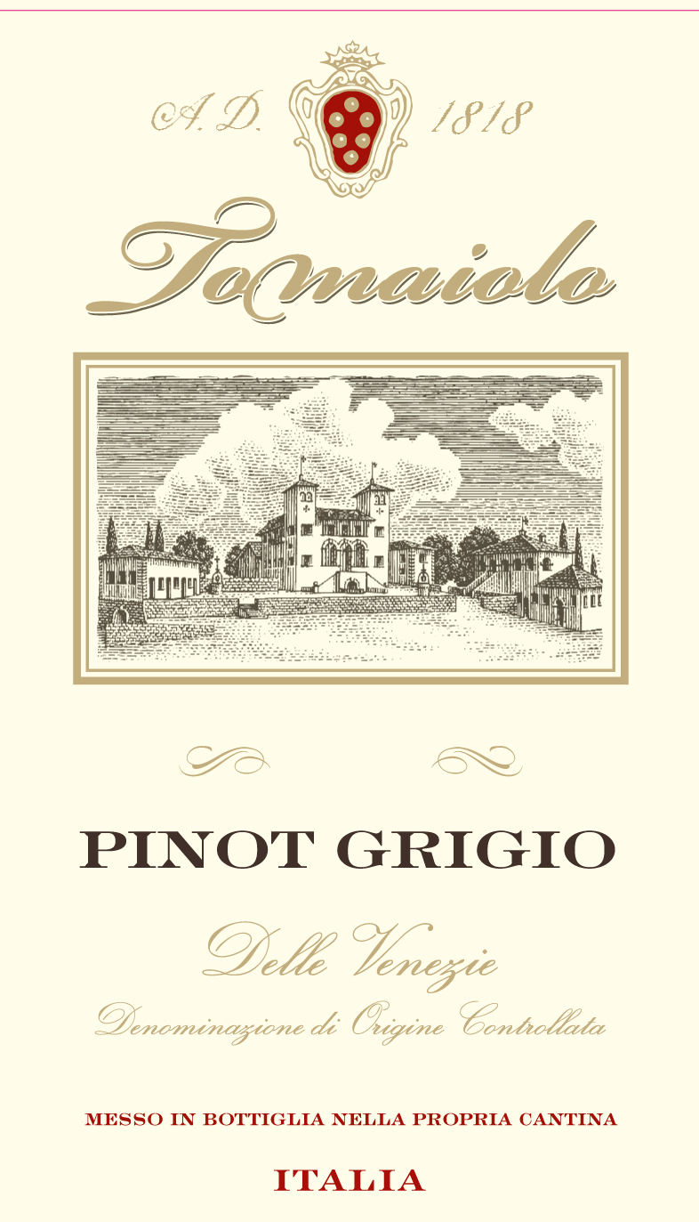Tomaiolo - Pinot Grigio label
