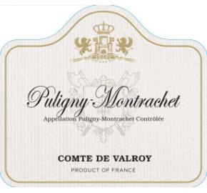 Comte de Valroy - Puligny Montrachet label
