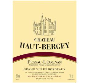 Chateau Haut-Bergey label