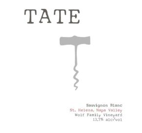Tate Wine - St. Helena - Sauvignon Blanc label