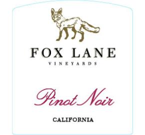 Fox Lane - Pinot Noir label