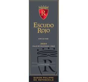 Escudo Rojo - Origine Carmenere label
